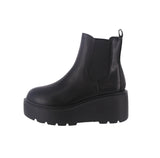 WOMAN'S SHOES BLACK PU BOOTIES JAZZ-1