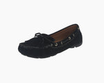 WOMAN'S SHOES BLACK FABRIC DOCKSIDE JIMMI-04