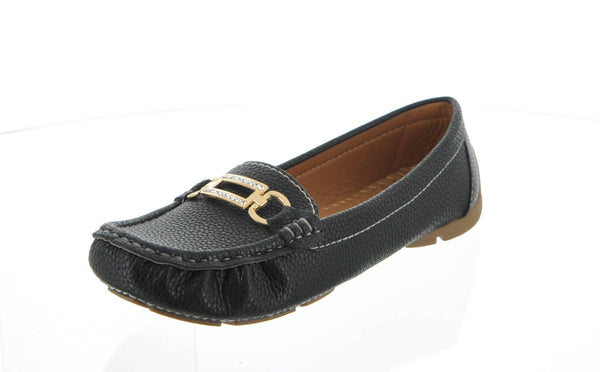 WOMAN'S SHOES BLACK PU DOCKSIDE JIMMI-31