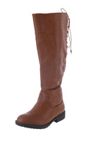 WOMAN'S SHOES TAN PU BOOTS JONES-86