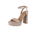 WOMAN'S SHOES BONE PU HEELS JOURNEE-22