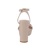 WOMAN'S SHOES BONE PU HEELS JOURNEE-22