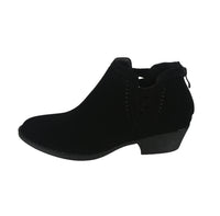 WOMAN'S SHOES BLACK SUEDE BOOTIES JUDY-75