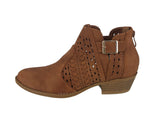 WOMAN'S SHOES TAN PU BOOTIES JUDY-9