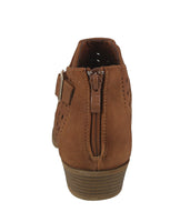 WOMAN'S SHOES TAN PU BOOTIES JUDY-9