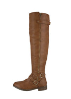 WOMAN'S SHOES TAN PU BOOTS JUSTINA-42