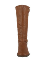 WOMAN'S SHOES TAN PU BOOTS JUSTINA-53