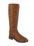 WOMAN'S SHOES TAN PU BOOTS JUSTINA-53