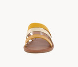 WOMAN'S SHOES YELLOW PU SANDALS KACY-10