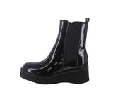 WOMAN'S SHOES BLACK PAT BOOTIES KANE-28