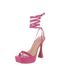 WOMAN'S SHOES FUCHSIA PU HEELS KANGA-90