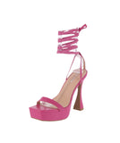 WOMAN'S SHOES FUCHSIA PU HEELS KANGA-90