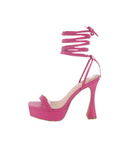 WOMAN'S SHOES FUCHSIA PU HEELS KANGA-90