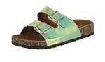 WOMAN'S SHOES TURQUOISE PU SANDALS KAREN HOLO