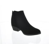 WOMAN'S SHOES BLACK SUEDE BOOTIES KARLI-3