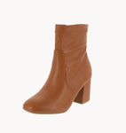 WOMAN'S BOOTIES TAN PU KEISHA-1