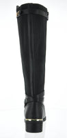 WOMAN'S SHOES BLACK PU BOOTS KENDALL-8