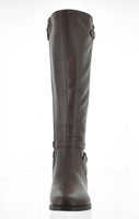 WOMAN'S SHOES BROWN PU BOOTS KENDALL-8