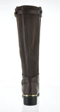 WOMAN'S SHOES BROWN PU BOOTS KENDALL-8