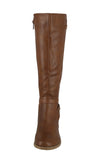 WOMAN'S SHOES TAN PU BOOTS KENDALL-8