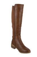 WOMAN'S SHOES TAN PU BOOTS KENDALL-8