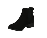 WOMAN'S SHOES BLACK SUEDE BOOTIES KEYWORD