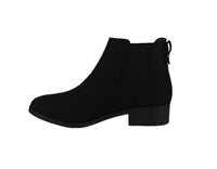 WOMAN'S SHOES BLACK SUEDE BOOTIES KEYWORD