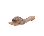 WOMAN'S SHOES NUDE PU SANDALS KIA-1