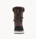 WOMAN'S SHOES MOCHA NUB/FLUFF BOOTIES KIMORA-1