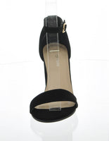 WOMAN'S SHOES BLACK SUEDE HEELS KONNER-1