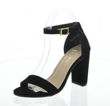 WOMAN'S SHOES BLACK SUEDE HEELS KONNER-1