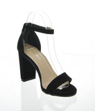 WOMAN'S SHOES BLACK SUEDE HEELS KONNER-1