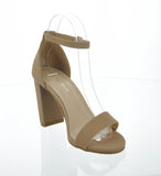 WOMAN'S SHOES TAN SUEDE HEELS KONNER-1