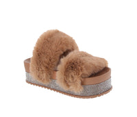 WOMAN'S SHOES CAMEL FLUFF SANDALS KRISTEN-11