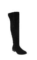 WOMAN'S SHOES BLACK SUEDE BOOTS KRYSTEN-10