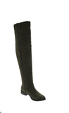 WOMAN'S SHOES OLIVE SUEDE BOOTS KRYSTEN-10