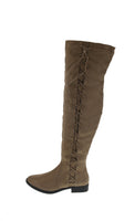 WOMAN'S SHOES TAUPE SUEDE BOOTS KRYSTEN-10