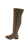 WOMAN'S SHOES TAUPE SUEDE BOOTS KRYSTEN-10