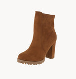 WOMAN'S BOOTS TAN SUEDE LESLIE-2