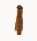 WOMAN'S BOOTS TAN SUEDE LESLIE-2