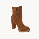 WOMAN'S BOOTS TAN SUEDE LESLIE-2