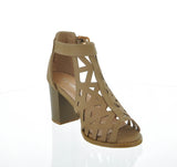 WOMAN'S SHOES TAN PU HEELS LEVIN-27