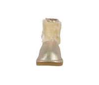 BABY'S SHOES GOLD GLITTER BOOTS LISA-11F