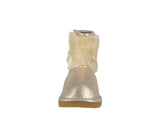 BABY'S SHOES GOLD GLITTER BOOTS LISA-11F