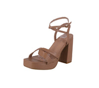 WOMAN'S SHOES CAMEL PU HEELS VALOR-1