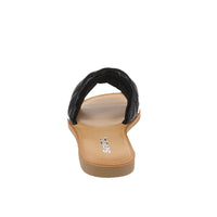 WOMAN'S SHOES BLACK PU SANDALS LOMITA