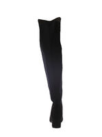 WOMAN'S SHOES BLACK SUEDE BOOTS LUCY-86