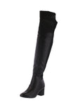 WOMAN'S SHOES BLACK PU BOOTS LUCY-86