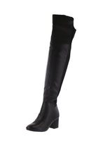 WOMAN'S SHOES BLACK PU BOOTS LUCY-86