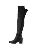 WOMAN'S SHOES BLACK PU BOOTS LUCY-86